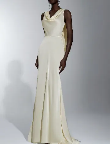 Rochie lunga SHEIN, ecru