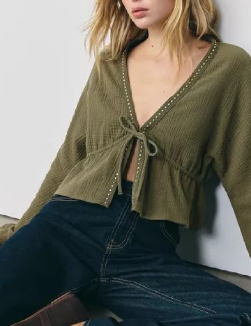 Top Stradivarius, verde