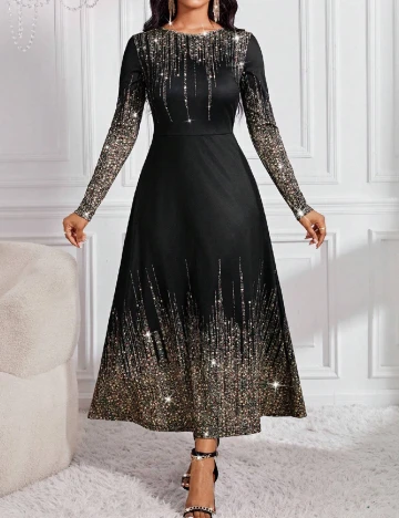 Rochie lunga SHEIN, negru