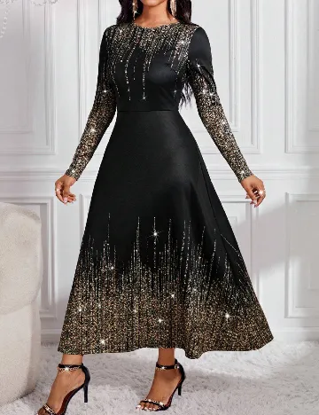 Rochie lunga SHEIN, negru