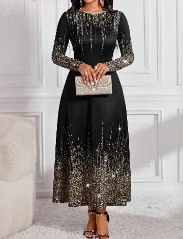 Rochie lunga SHEIN, negru