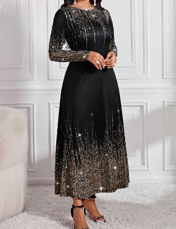 Rochie lunga SHEIN, negru