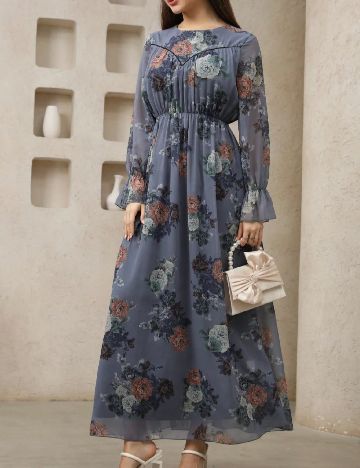 Rochie lunga SHEIN, albastru