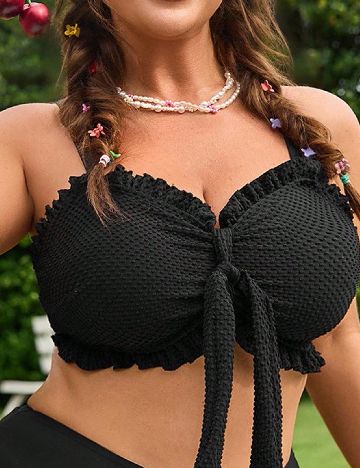 Sutien de baie SHEIN CURVE, negru