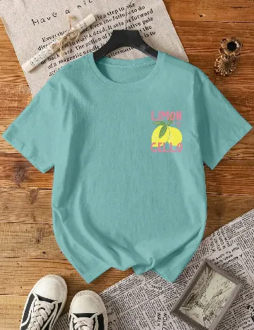 Tricou SHEIN CURVE, albastru