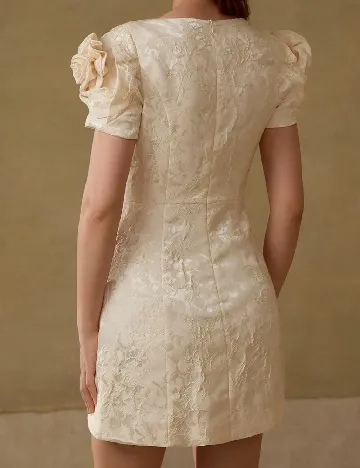 Rochie scurta MOTF, crem