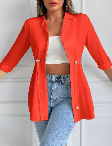 Blazer SHEIN, portocaliu