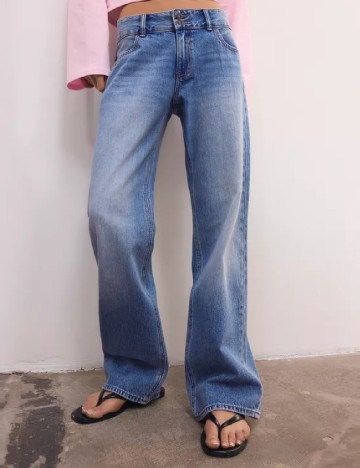 Blugi Stradivarius Teen, albastru