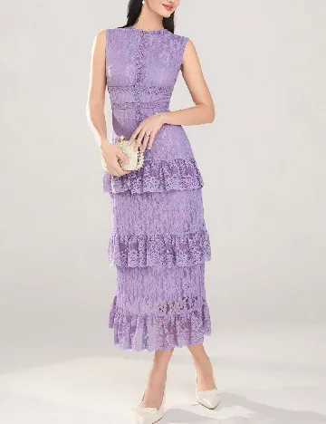 Rochie medie SHEIN, mov