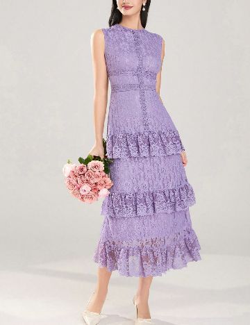 Rochie medie SHEIN, mov