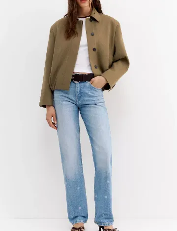 Jacheta Pull&Bear, kaki