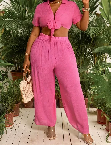 Compleu SHEIN CURVE, roz