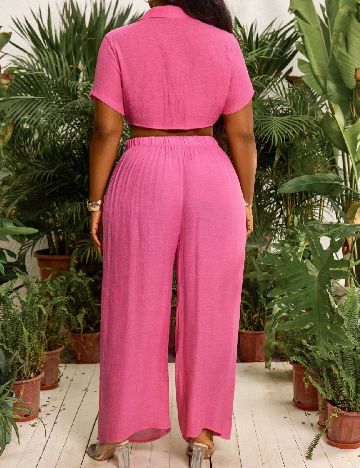 Compleu SHEIN CURVE, roz