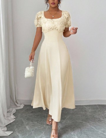 Rochie medie SHEIN, crem