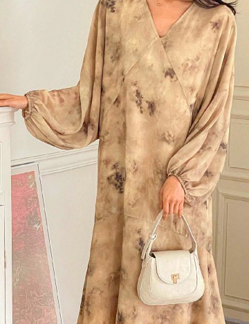 Rochie medie Dazy, crem