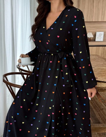 Rochie lunga SHEIN CURVE, negru