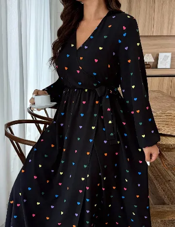 Rochie lunga SHEIN CURVE, negru