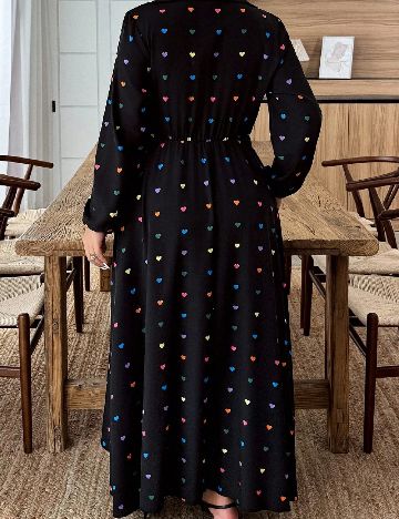 Rochie lunga SHEIN CURVE, negru