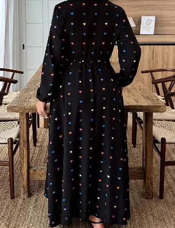 Rochie lunga SHEIN CURVE, negru