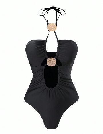 Costum de baie SHEIN, negru