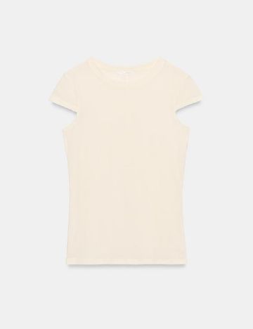 Tricou Zara, crem