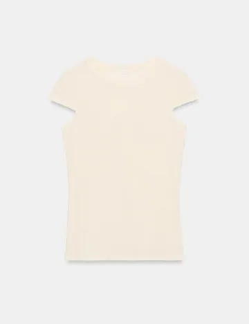 Tricou Zara, crem