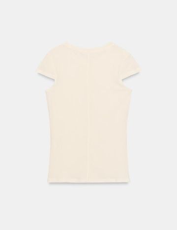Tricou Zara, crem