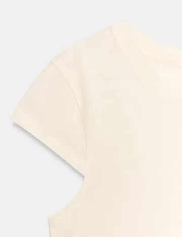 Tricou Zara, crem