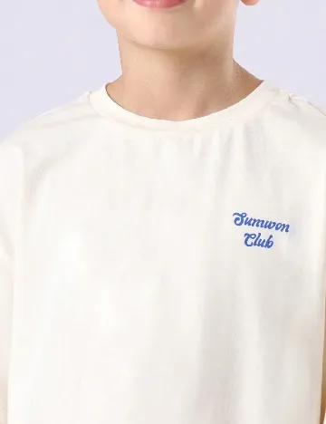 Tricou SUMWON, crem