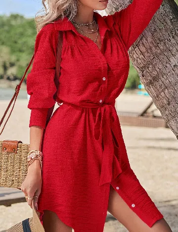 Rochie scurta SHEIN, rosu