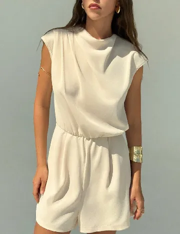 Salopeta SHEIN, crem