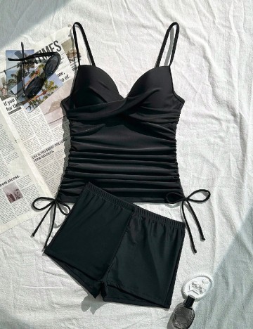 Costum de baie SHEIN, negru