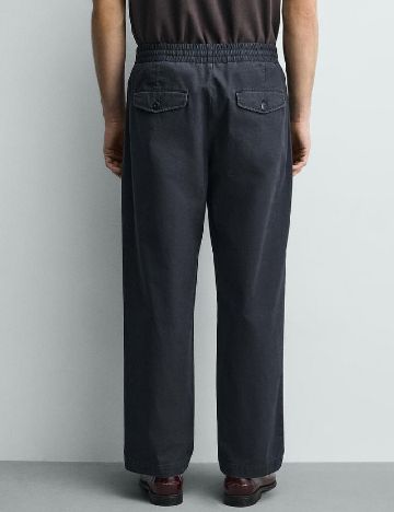 Pantaloni Zara, bleumarin