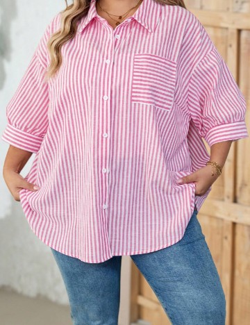 Camasa SHEIN CURVE, roz