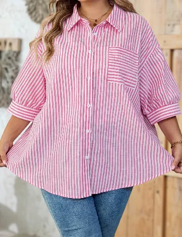 Camasa SHEIN CURVE, roz