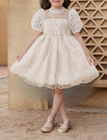 Rochie Shein Kids, crem