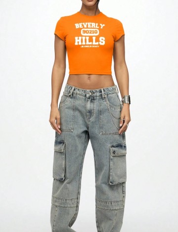 Top SUMWON, portocaliu