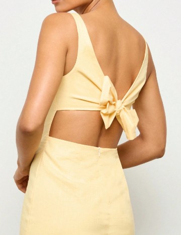 Rochie scurta SHEIN, galben