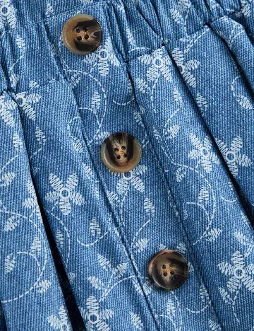 Fusta Shein Kids, albastru