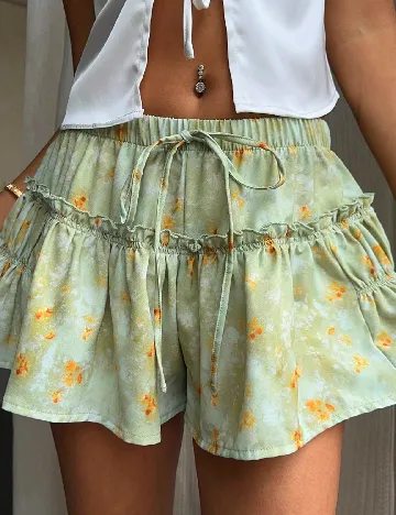 Pantaloni scurti SHEIN, verde