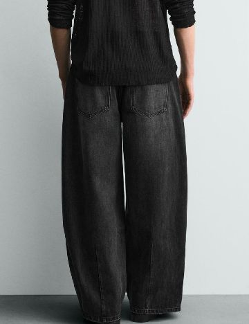 Blugi Zara, gri inchis