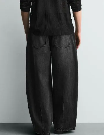 Blugi Zara, gri inchis