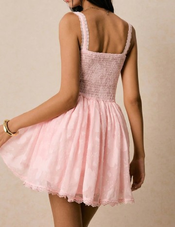 Rochie scurta Poeselle, roz