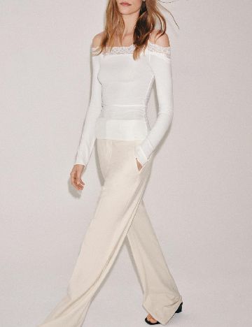 Bluza Zara, alb