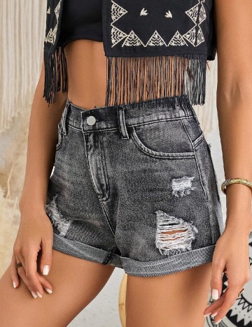 Pantaloni scurti SHEIN, gri