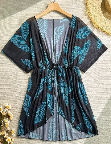 Kimono SHEIN CURVE, negru