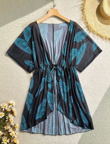 Kimono SHEIN CURVE, negru