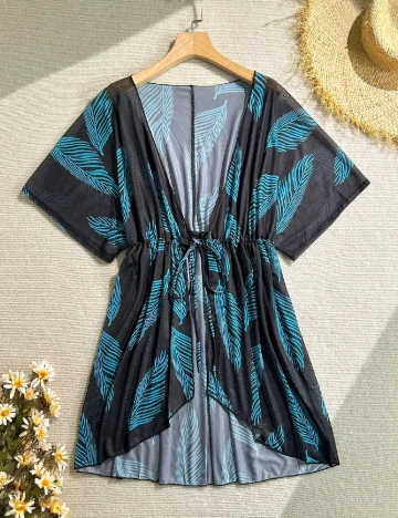 Kimono SHEIN CURVE, negru