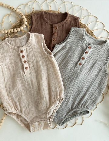 Set body 3 bucati Shein Kids, mix culori