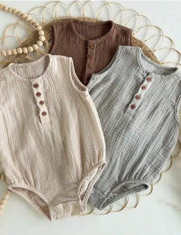 Set body 3 bucati Shein Kids, mix culori